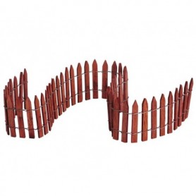 LEMAX 18” WIRED WOODEN FENCE 84813