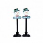 LEMAX SNOWMAN STREET LAMP, SET OF 2 34640