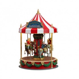 LEMAX CHRISTMAS CHEER CAROUSEL, B/O (4.5V) 14821