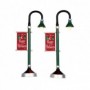 LEMAX MUNICIPAL STREET LAMP, SET OF 2 64065