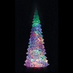 LEMAX CRYSTAL LIGHTED TREE, 4 COLOR CHANGEABLE & COLOR TRANSFORMATION, XL, B/O (4.5V) 94510